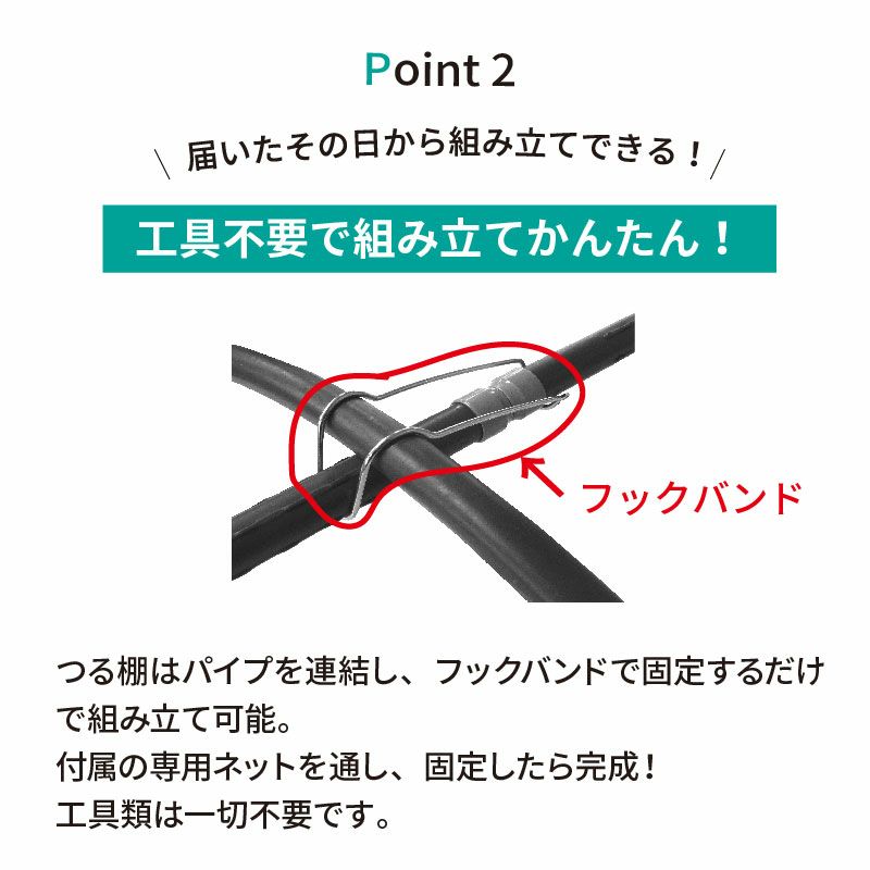 空中栽培つる棚セット1セット入り【家庭菜園キュウリゴーヤエンドウ小玉スイカ小型カボチャ空中栽培園芸支柱用品キット野菜作り】