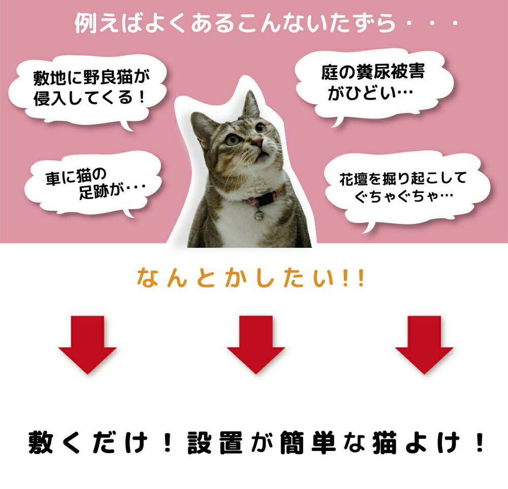 daim 猫よけ ここダメシート 幅12cm スリムタイプ 20m巻