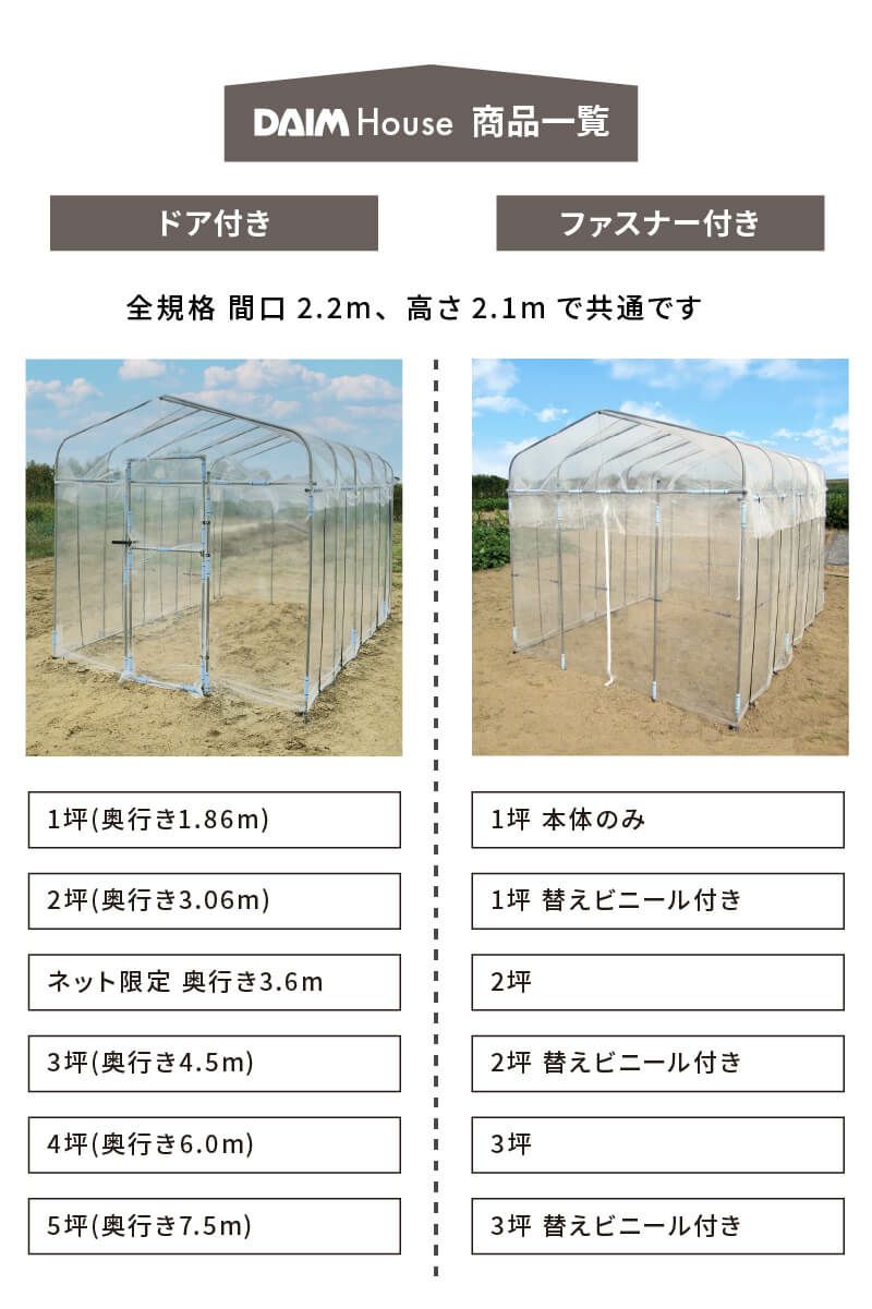 ダイムハウス2坪用替えビニール屋根用