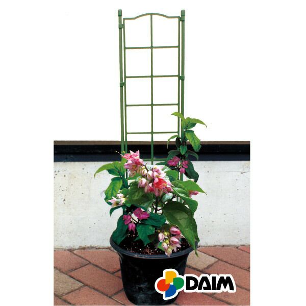 【組立不要】フラワーパネルシングル幅15cm×高さ75cm【プランターベランダラウンドトレリス園芸タワーあんどん作りフェンス支柱園芸竹ガーデニング家庭菜園用品】