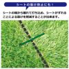 ワイドタイプのピンで人工芝をしっかり押さえる！人工芝ピンおさえ押さえワイドタイプ10本入り【園芸支柱ガーデニング家庭菜園用品用具防草グリーン剣先タイプ人工芝】