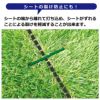 ワイドタイプのピンで人工芝をしっかり押さえる！人工芝ピンおさえ押さえワイドタイプ10本入り【園芸支柱ガーデニング家庭菜園用品用具防草グリーン剣先タイプ人工芝】