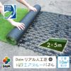 daim リアル人工芝 + エアスルーパネル ベランダ 緑化セット C型 10平方m相当 2x5m