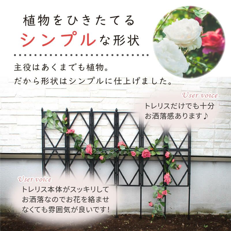 daim ローズトレリスワイド 幅120cm×高さ150cm組み立てかんたんトレリス♪ワイドタイプでお庭をもっと華やかに【薔薇 トレリス バラ ばら プランター ベランダ ラウンドトレリス 園芸 組み立て不要 フェンス 支柱 園芸 ガーデニング 家庭菜園 用品】