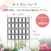 daim ローズトレリスワイド 幅120cm×高さ180cm組み立てかんたんトレリス♪ワイドタイプでお庭をもっと華やかに【薔薇 トレリス バラ ばら プランター ベランダ ラウンドトレリス 園芸 組み立て不要 フェンス 支柱 園芸 ガーデニング 家庭菜園 用品】