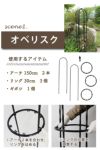 daim ローズスタイル デコレ 長さ 150cm 30本入 薔薇 トレリス バラ ばら 菜園 パイプ 組み立て 支柱 園芸 家庭菜園 片側先端装飾付 送料無料 モッコウバラ