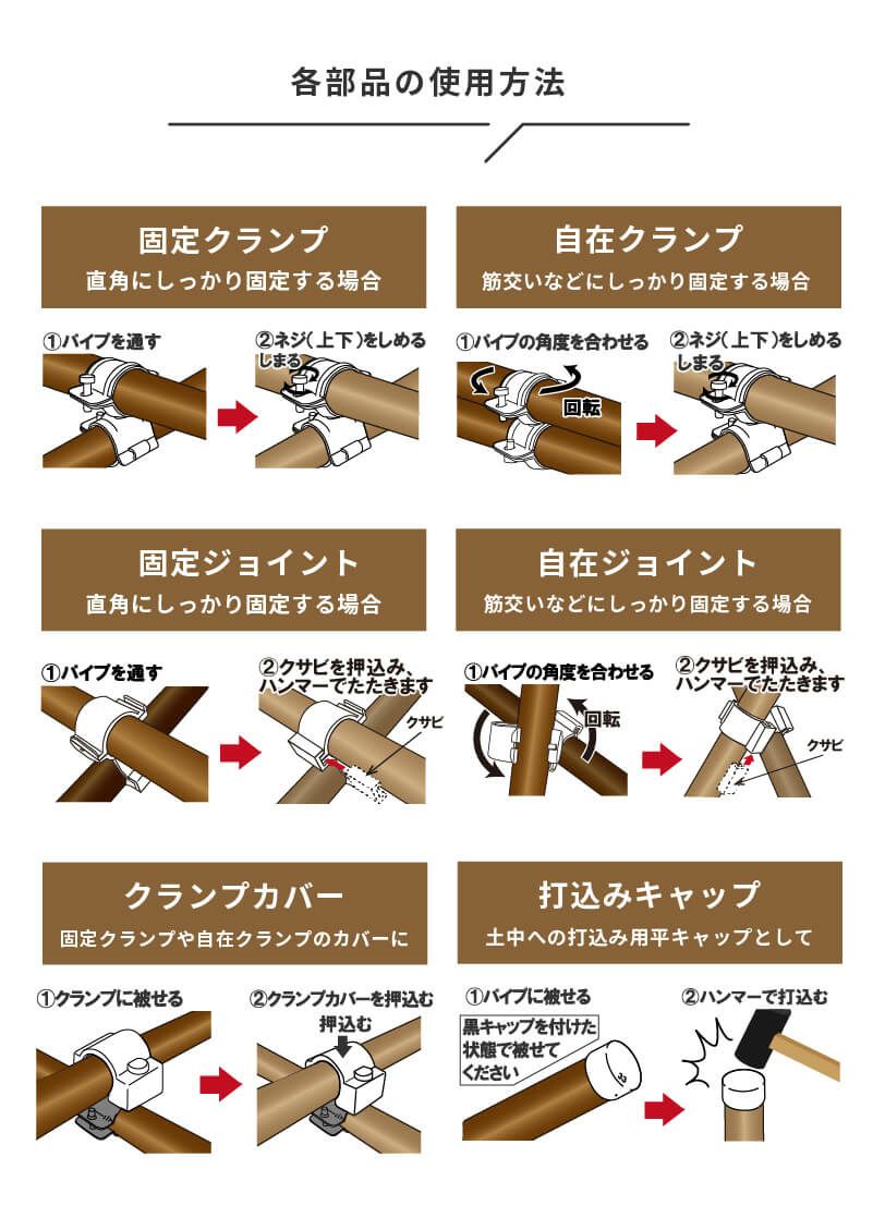 daim ガーデンアグリパイプ 直径33mm×1m