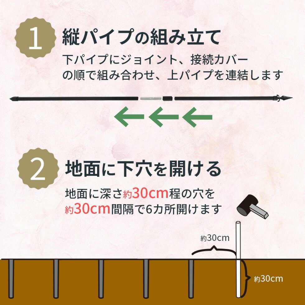 組み立てかんたんローズフェンス 