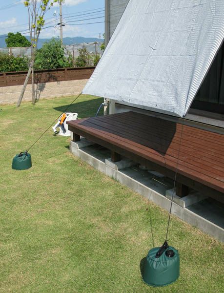 マルチウェイト6l【日よけシート日除けグリーンカーテン緑のカーテン熱中症対策節電対策サンシェードウッドデッキテラスバルコニー】【spr10P05Apr13】